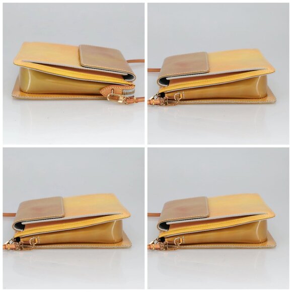 LOUIS VUITTON Monogram Vernis Motto Accessory Pouch Gris M91030 LV Auth 102106 - Picture 16 of 16